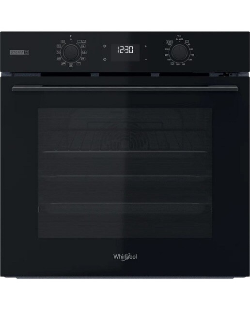 Forno Elétrico Whirlpool OMSK58RU1SB Função Cook3 Pirolítico e Hidrolítico de 71 Litros - Preto Preto-1