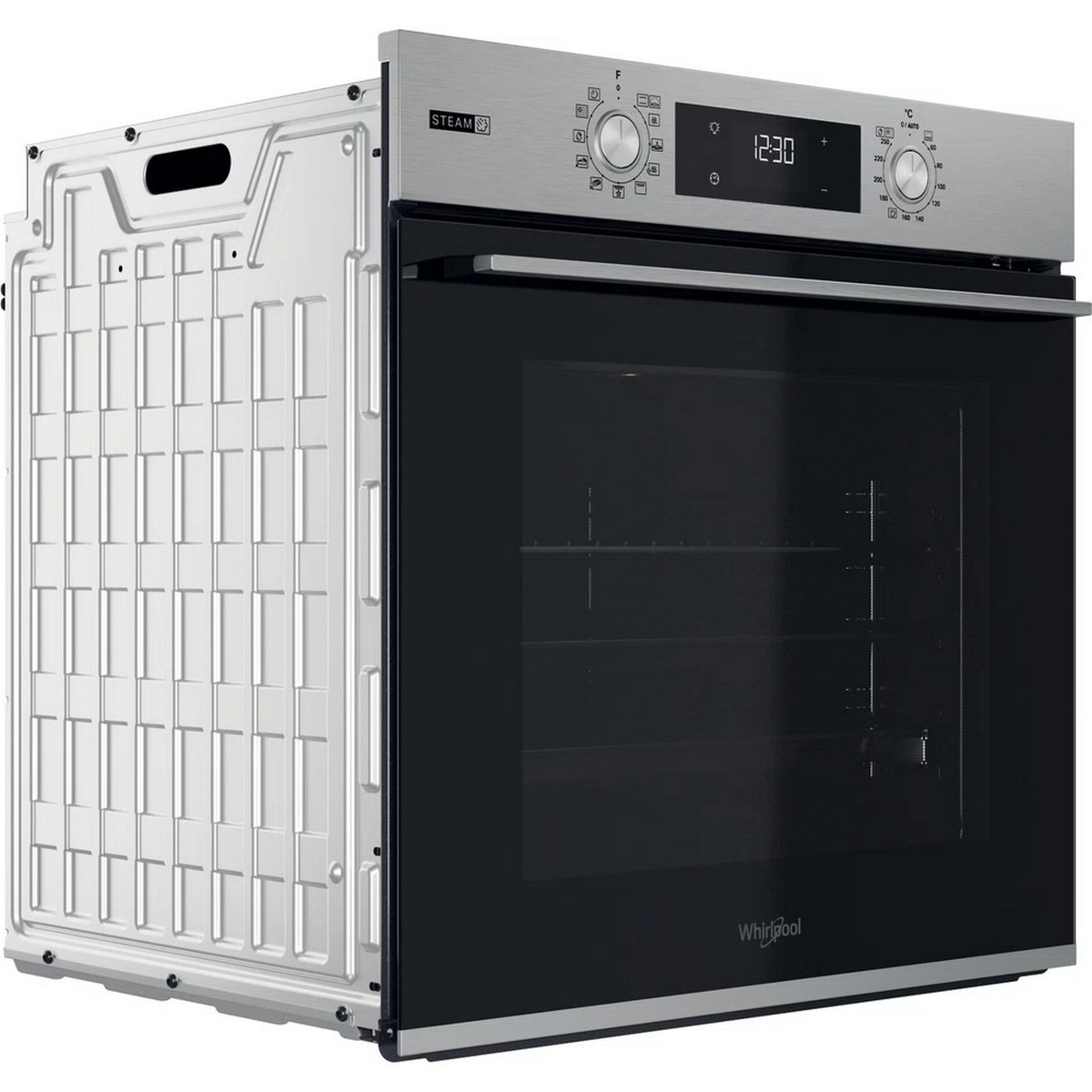 Forno Elétrico Whirlpool OMSK58RU1SX Função Cook3 Pirolítico e Hidrolítico e de 71 Litros - Inox Inox-3