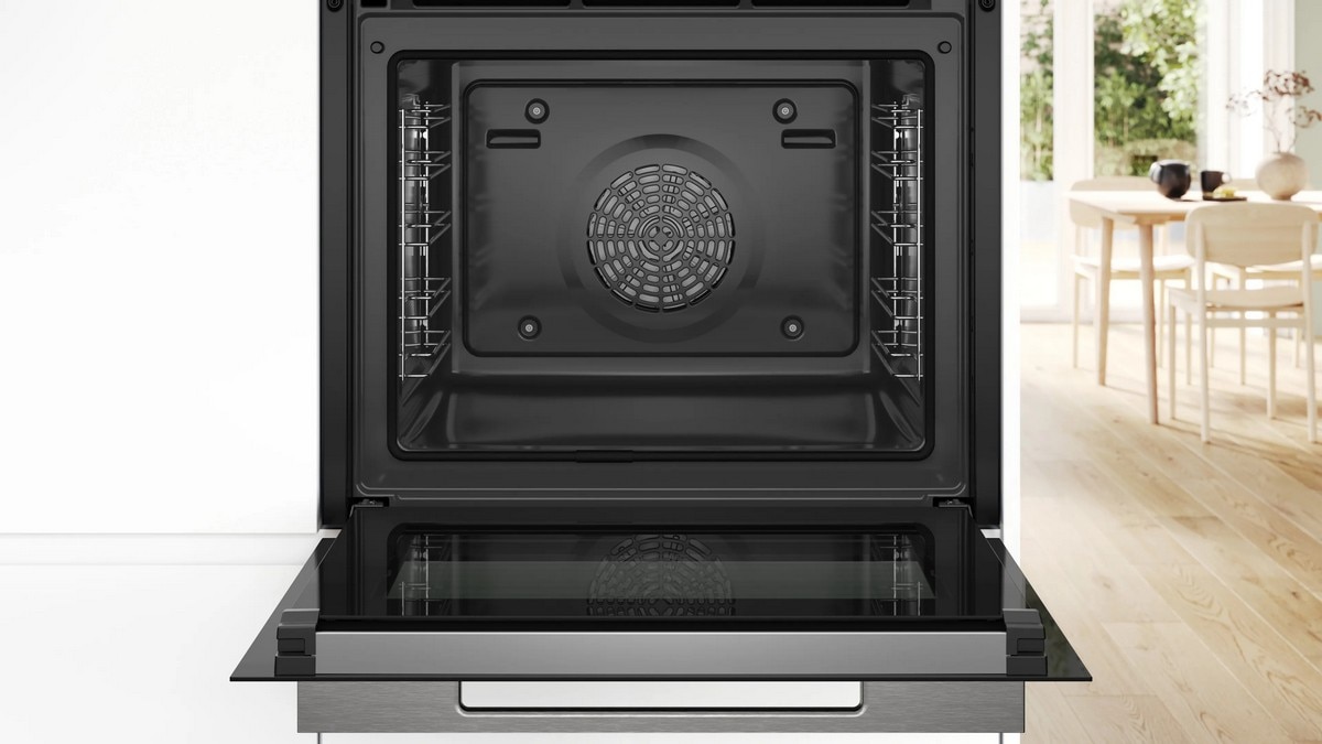 Forno Multifunções Bosch Serie 8 HRG7784B1 AddedSteam, Função a Vapor, Pirolítico e Hidrolítico de 71 Litros - Preto Preto-3