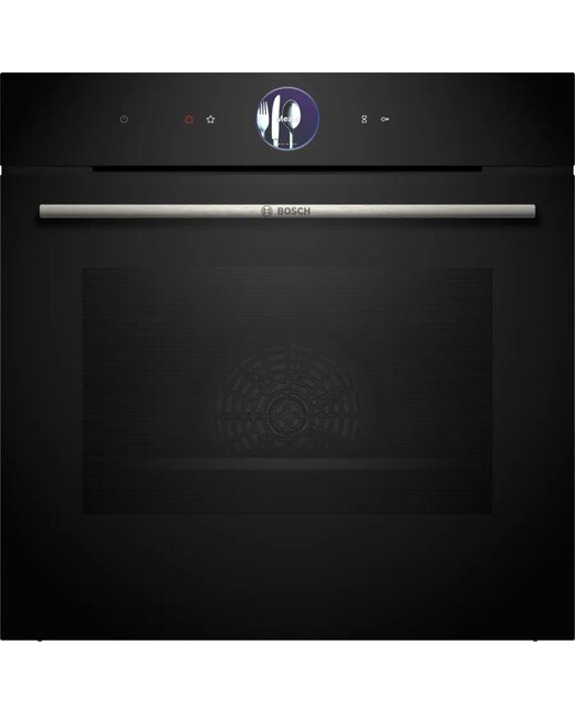 Forno Multifunções Bosch Serie 8 HBG7764B1 Pirolítico+Hidrolítico e de 71 Litros - Preto Preto-1