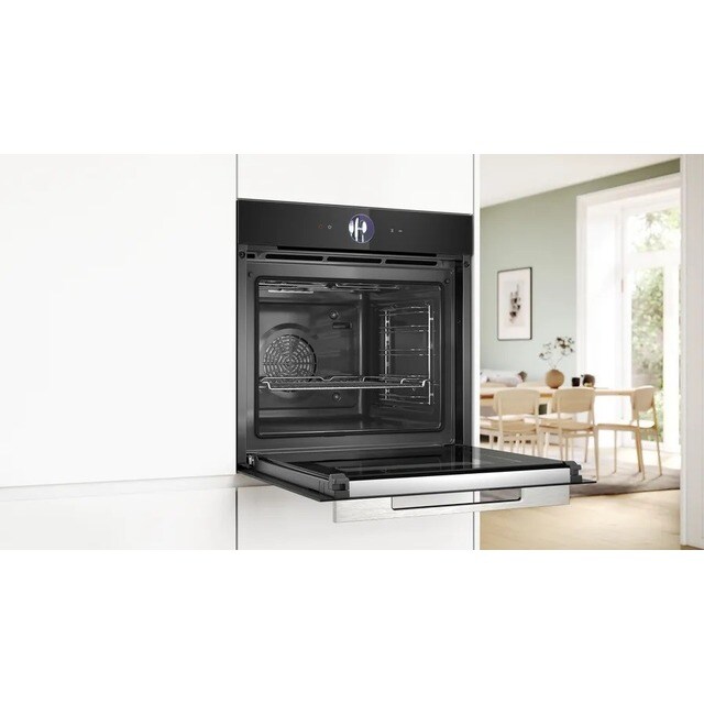 Forno Multifunções Bosch Serie 8 HBG7764B1 Pirolítico+Hidrolítico e de 71 Litros - Preto Preto-4