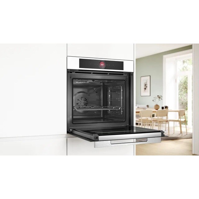 Forno Multifunções Bosch Serie 8 HBG7741W1 Pirolítico+Hidrolítico e de 71 Litros - Branco Branco-4