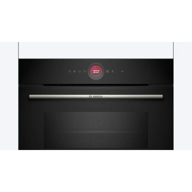 Forno Compacto com Micro-ondas Encastrável Bosch Serie 8 CMG7241B1 Hidrolítico e de 45 Litros - Preto Preto-2