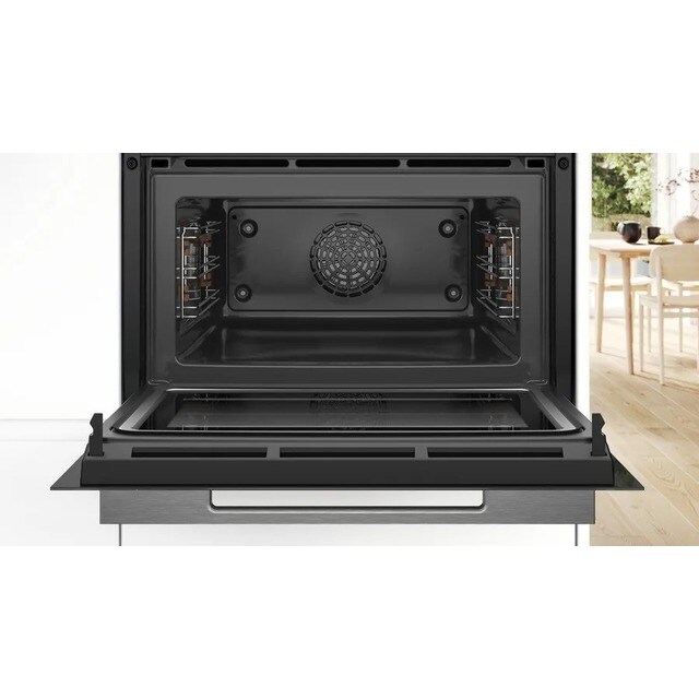 Forno Compacto com Micro-ondas Encastrável Bosch Serie 8 CMG7241W1 Hidrolítico e de 45 Litros - Branco Branco-3