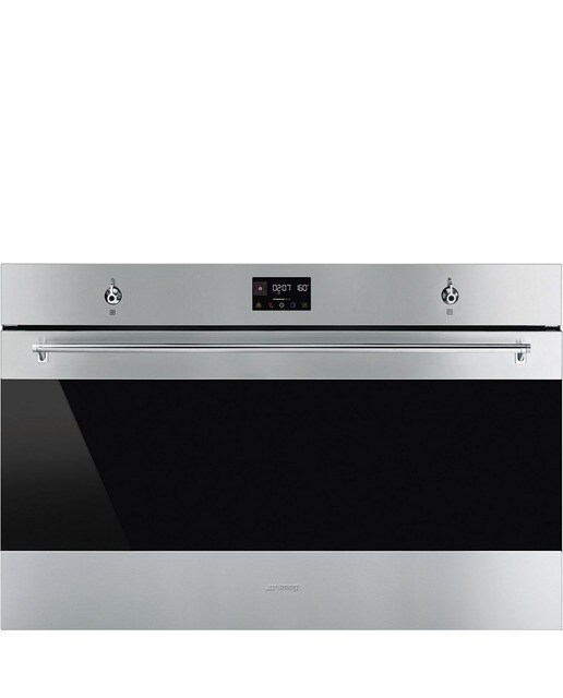 Forno Termoventilado Smeg Classica SFP9302TX Pirolítico e de 115 Litros - Aço Inox Aço inoxidável-1