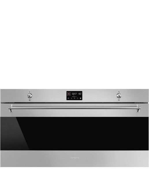 Imagem 0 de Forno Termoventilado Smeg Classica SFR9302TX VaporClean de 85 Litros - Aço Inox