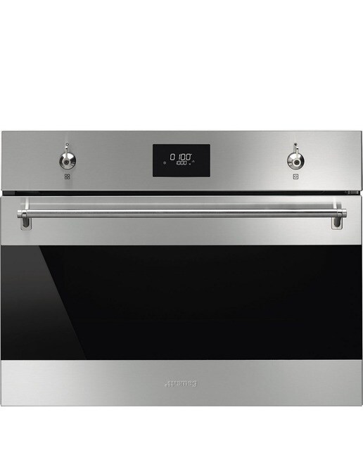 Forno Galileo Micro Combi Smeg Classica SO4301M1X Combinado com Micro-ondas e de 40 Litros - Aço Inox Aço inoxidável-1