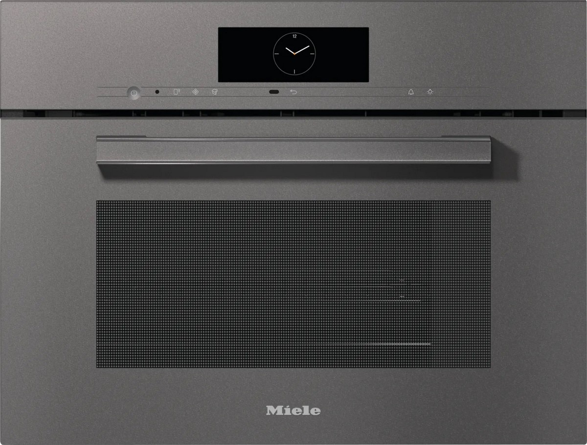 Forno a Vapor com Micro-ondas Miele DGM7840 IB M Touch + MotionReact de 40 Litros - Ginza Grafite Cinzento-grafite-1