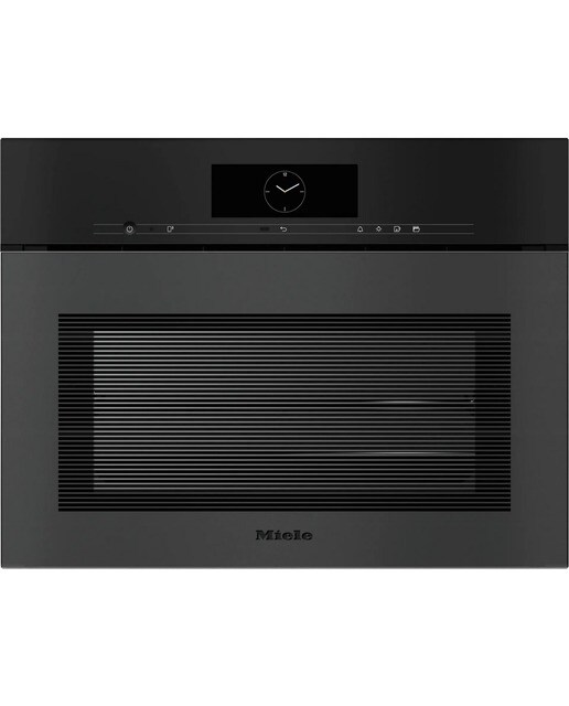 Forno Multifunções a Vapor Miele DGC 7840 HCX Pro 125 Gala Ed Combinado Compacto de 47 Litros - Obsidiana Preto Mate Preto mate-1