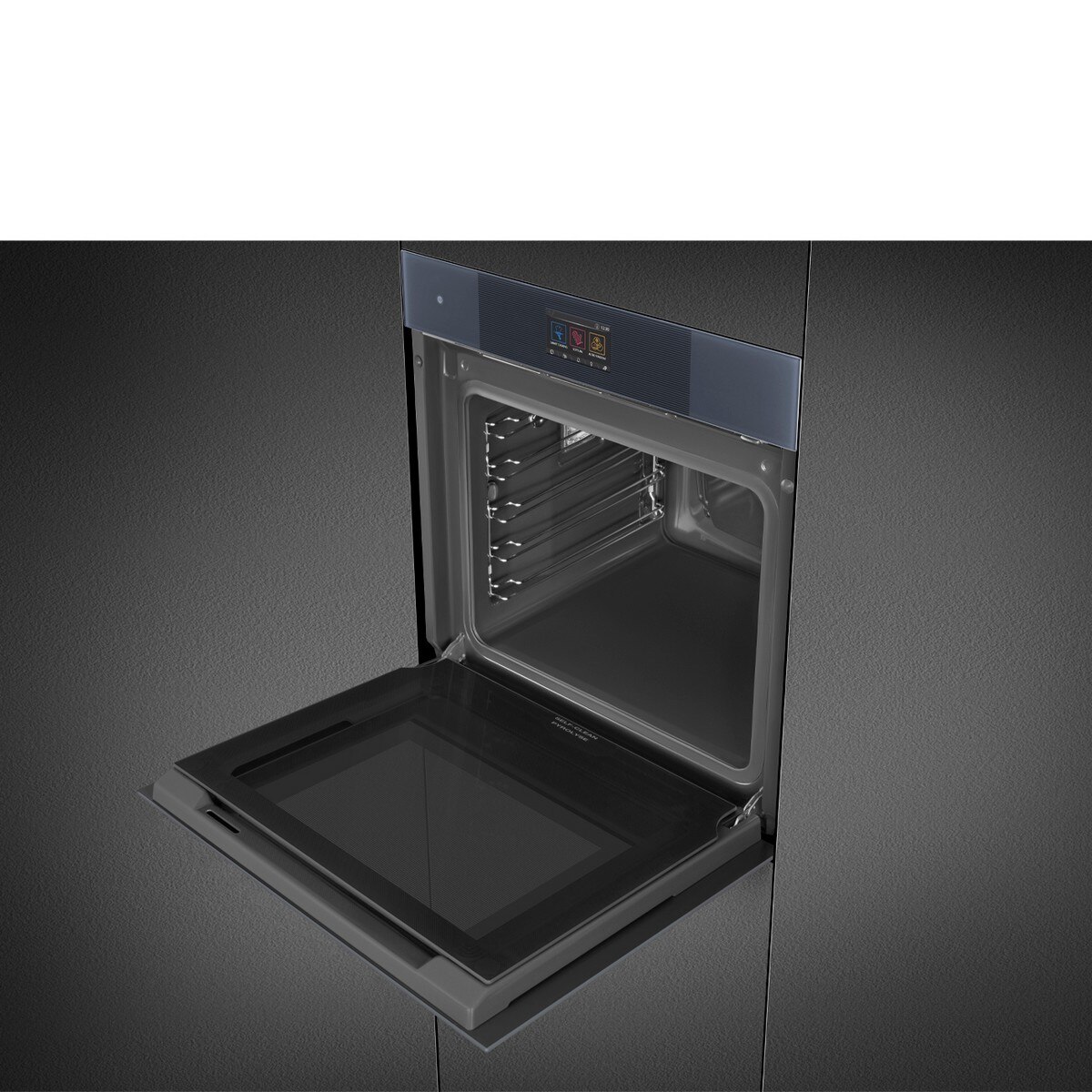 Forno Steam100 Pro Galileo Smeg Linea SO6104S4PG com Vaporeira de 68 Litros - Neptune Grey Cinzento-7