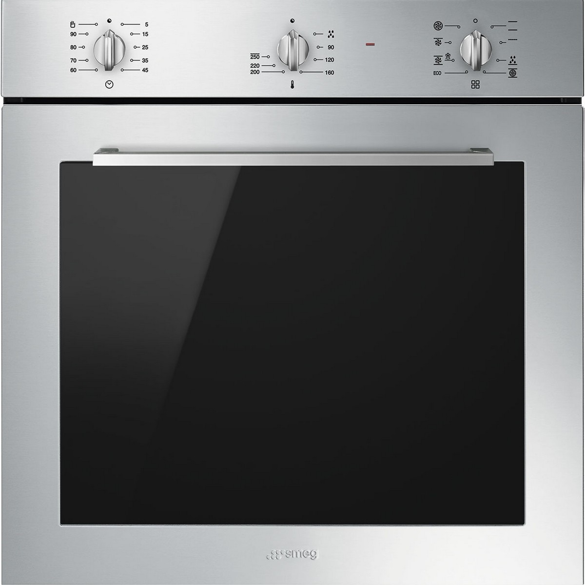 Forno Multifunções Smeg Selezione SF64M3TVX Termoventilado, VaporClean e de 70 Litros - Aço Inox Aço inoxidável-1