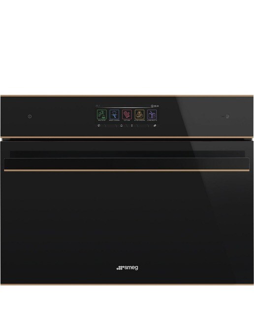 Forno Multifunções Smeg Dolce Stil Novo SO4606WAPNR Omnichef Galileo Multitech de 40 Litros - Preto Preto-1