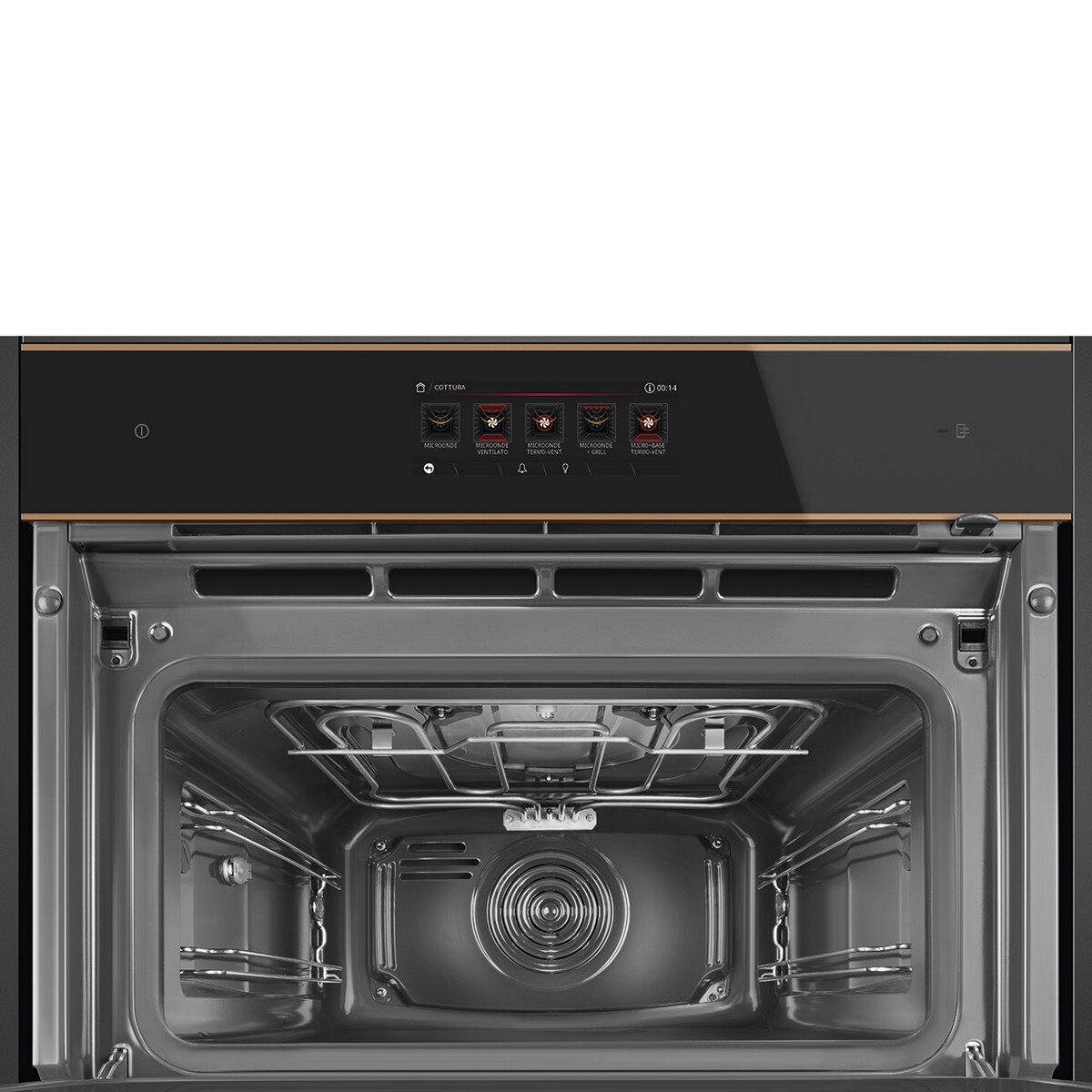 Forno Multifunções Smeg Dolce Stil Novo SO4606WAPNR Omnichef Galileo Multitech de 40 Litros - Preto Preto-7