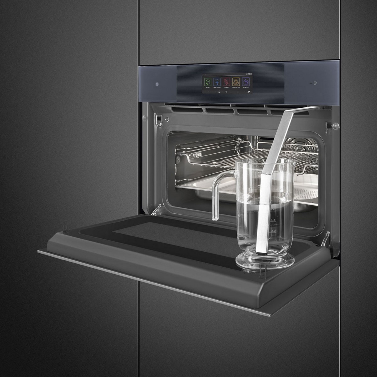 Forno Multifunções Smeg Linea SO4106WAPG Omnichef Galileo Multitech e de 40 Litros - Neptune Grey Cinzento-3