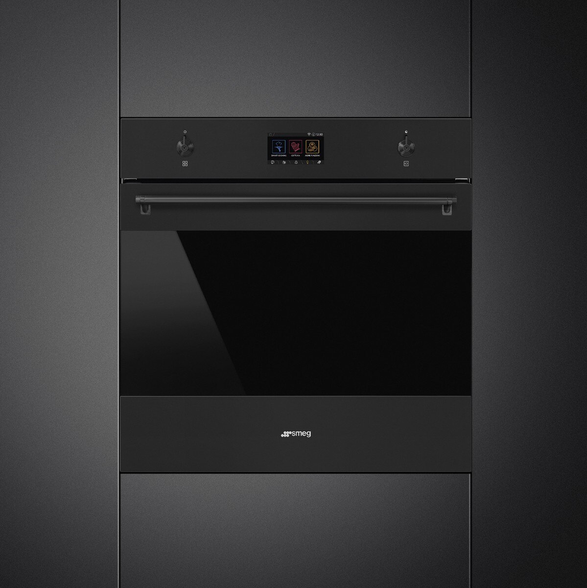 Forno Multifunções Smeg Classica SO6303APN Omnichef Galileo Multitech e de 68 Litros - Preto Mate Preto mate-2