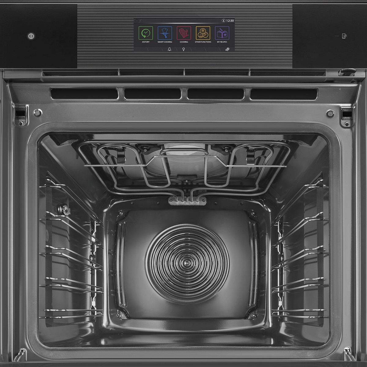 Forno Multifunções Smeg Linea SO6106WAPB3 Omnichef Galileo Multitech e de 68 Litros - Preto Polido Preto-8