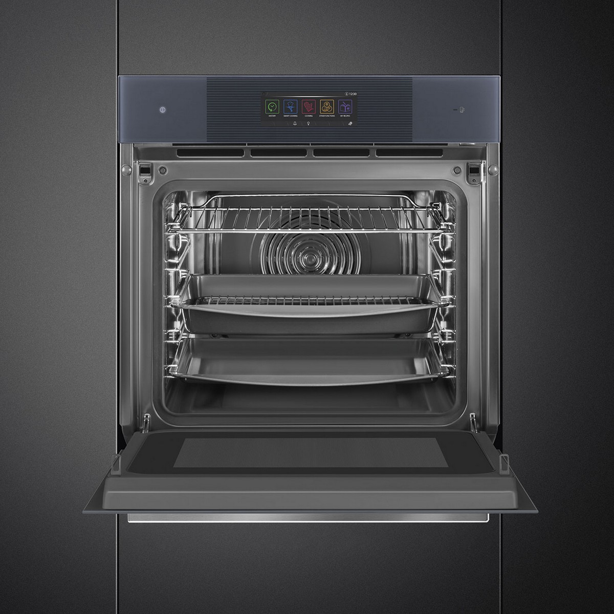 Forno Multifunções Smeg Linea SO6106WAPG Omnichef Galileo Multitech e de 68 Litros - Neptune Grey Cinzento-9