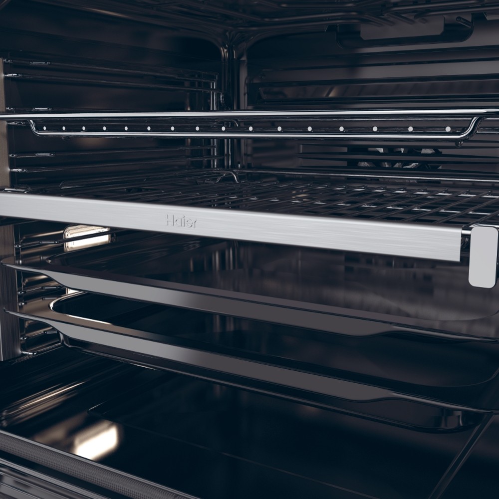 Forno Multifunções Haier H6 ID68C5YTB Hidrolítico + Pirólitico, de 78 Litros - Preto Preto-8