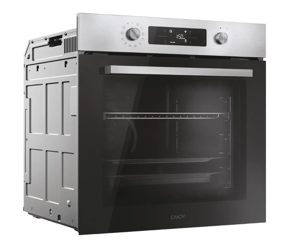 Forno Multifunções Candy Bake 800 CA6NP5B3HTX Hidrolítico, (Wi-Fi + BLE) e de 78 Litros - Inox Inox-3