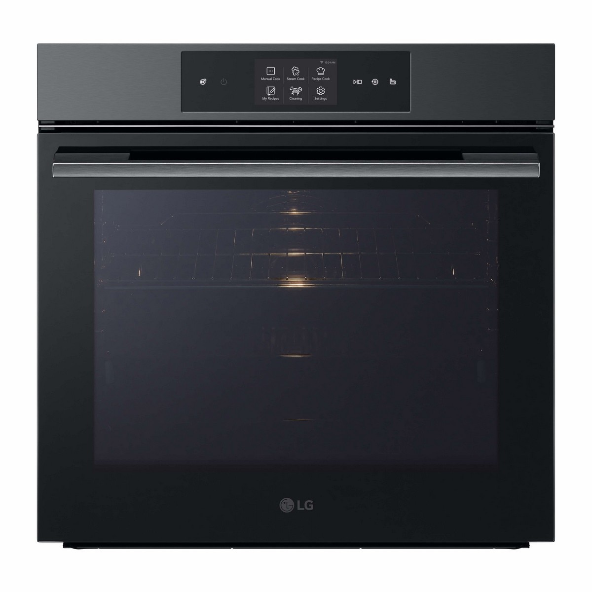 Forno Multifunções LG WSED7665B InstaView?, Pirolítico com EasyClean?, Air Fry, Air Sous Vide, a Vapor e de 76 Litros - Inox Preto Preto / Inox-2
