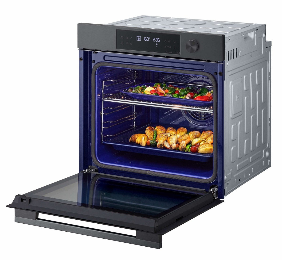 Forno Multifunções LG WS7D7631WB InstaView?, Pirolítico, EasyClean? e de 76 Litros - Peto e Inox Preto / Inox-7