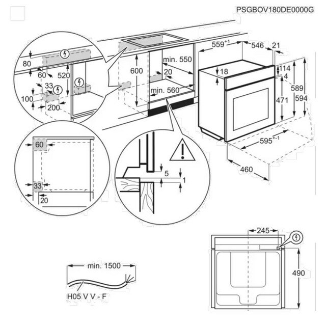 Forno Multifunções Electrolux Serie 800 EOB8S09X SteamBoost com 19 Funções + 3 a Vapor e de 70 Litros - Preto Preto / Inox-2