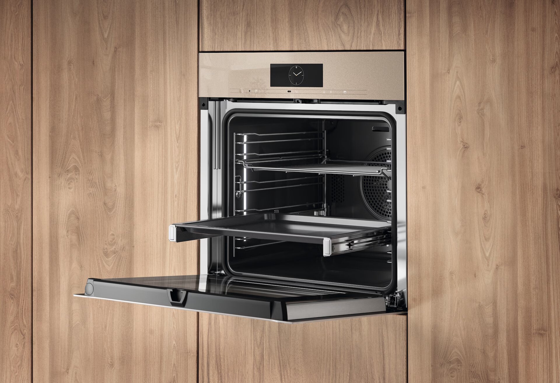 Forno Miele H 7860 BPX Limpeza Pirolítica e PyroFit e de 76 Litros - Bege Pérola Bege-4