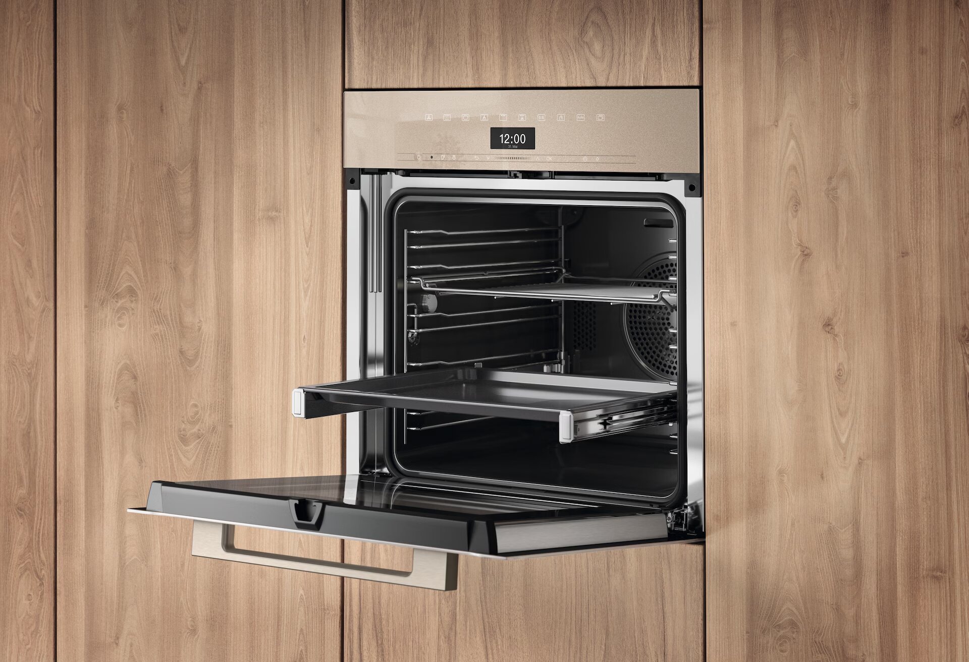 Forno Multifunções Miele H 7464 BP Limpeza Pirolítica e PyroFit, DirectSensor, TasteControl e de 76 Litros - Bege Pérola 4