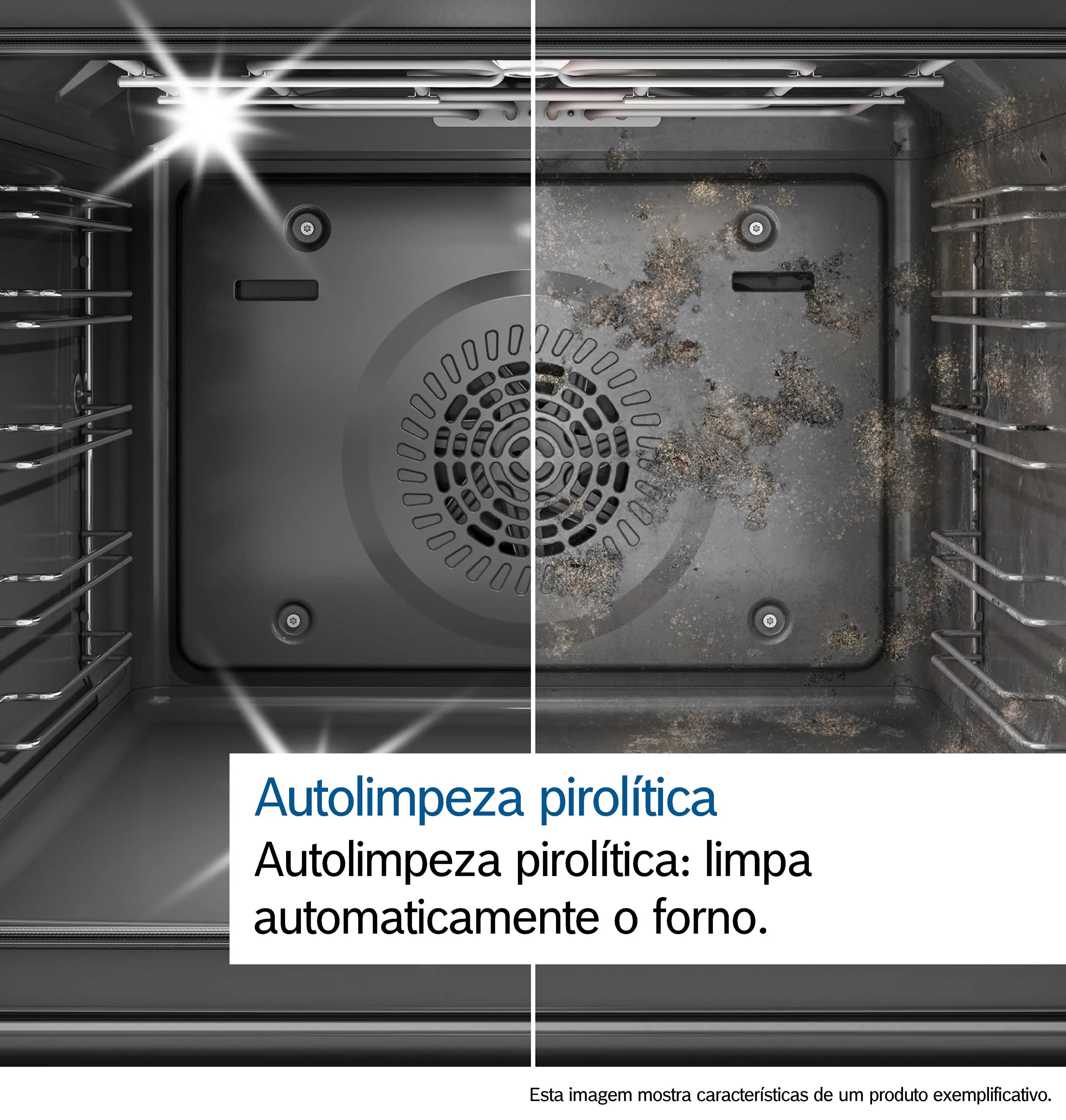 Forno Multifunções Bosch Serie 8 HBG774KB1 Pirolítico e Hidrolítico de 71 Litros - Preto Preto-4