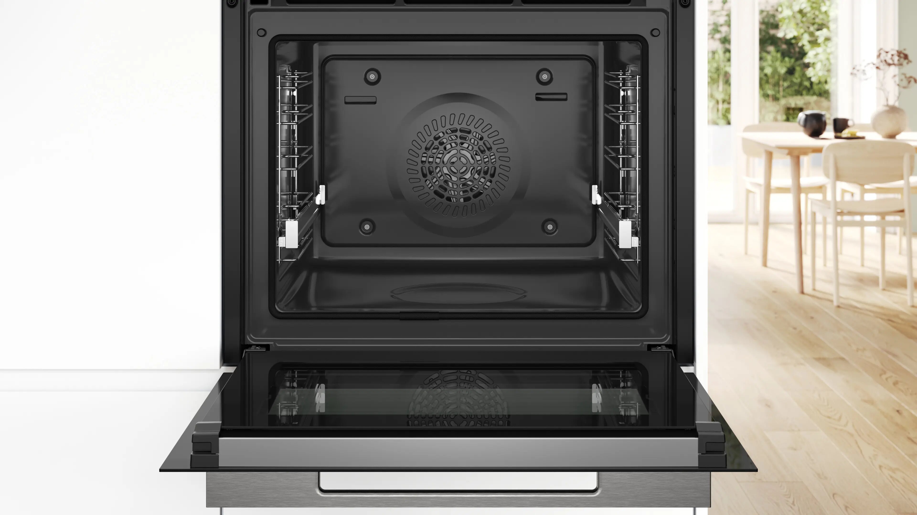 Forno Multifunções Bosch Serie 8 HBG774KB1 Pirolítico e Hidrolítico de 71 Litros - Preto Preto-9