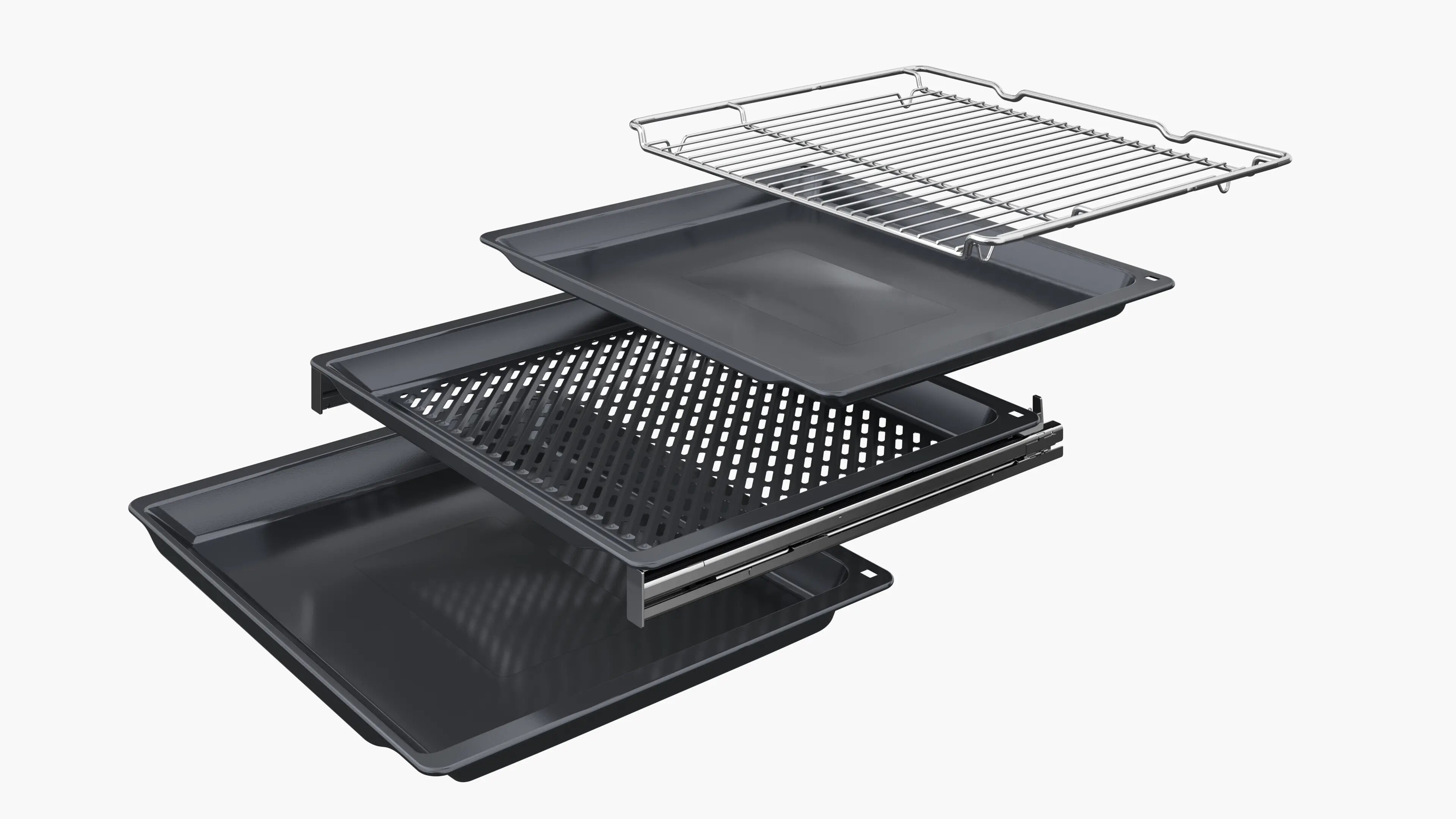 Forno Multifunções Bosch Serie 8 HBG774KB1 Pirolítico e Hidrolítico de 71 Litros - Preto Preto-12