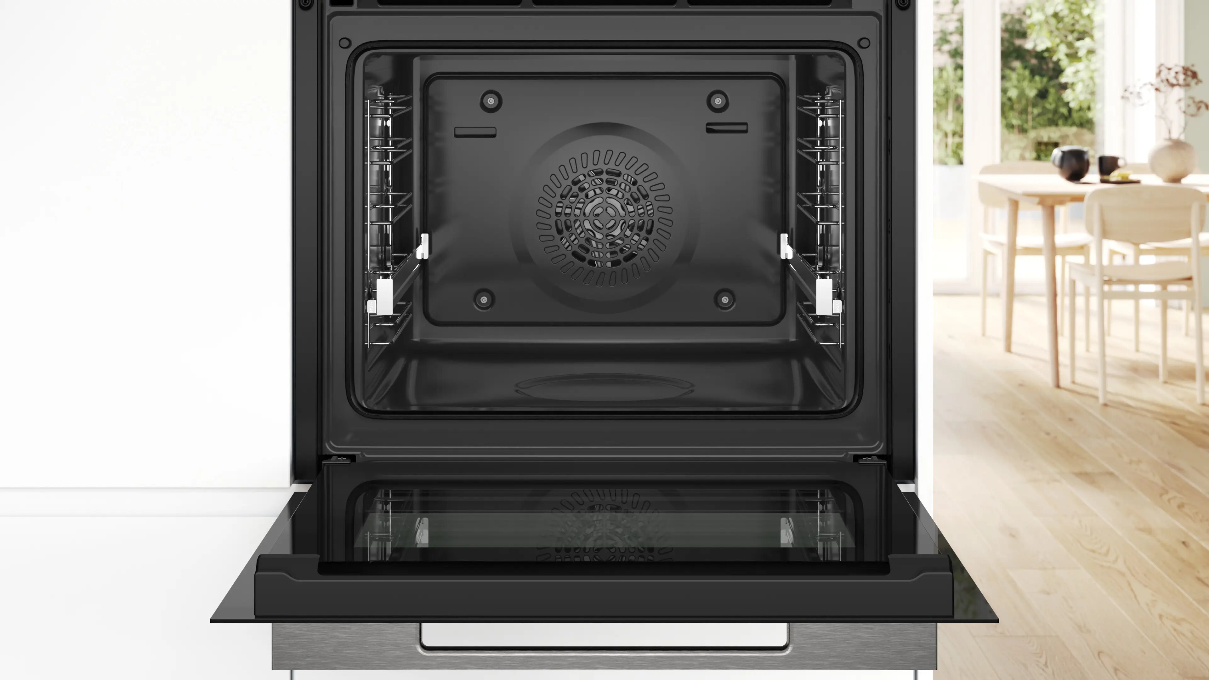 Forno Multifunções Bosch Serie 8 HBG724AB1 Hidrolítico, Ecrã tátil TFT e de 71 Litros - Preto Preto-3