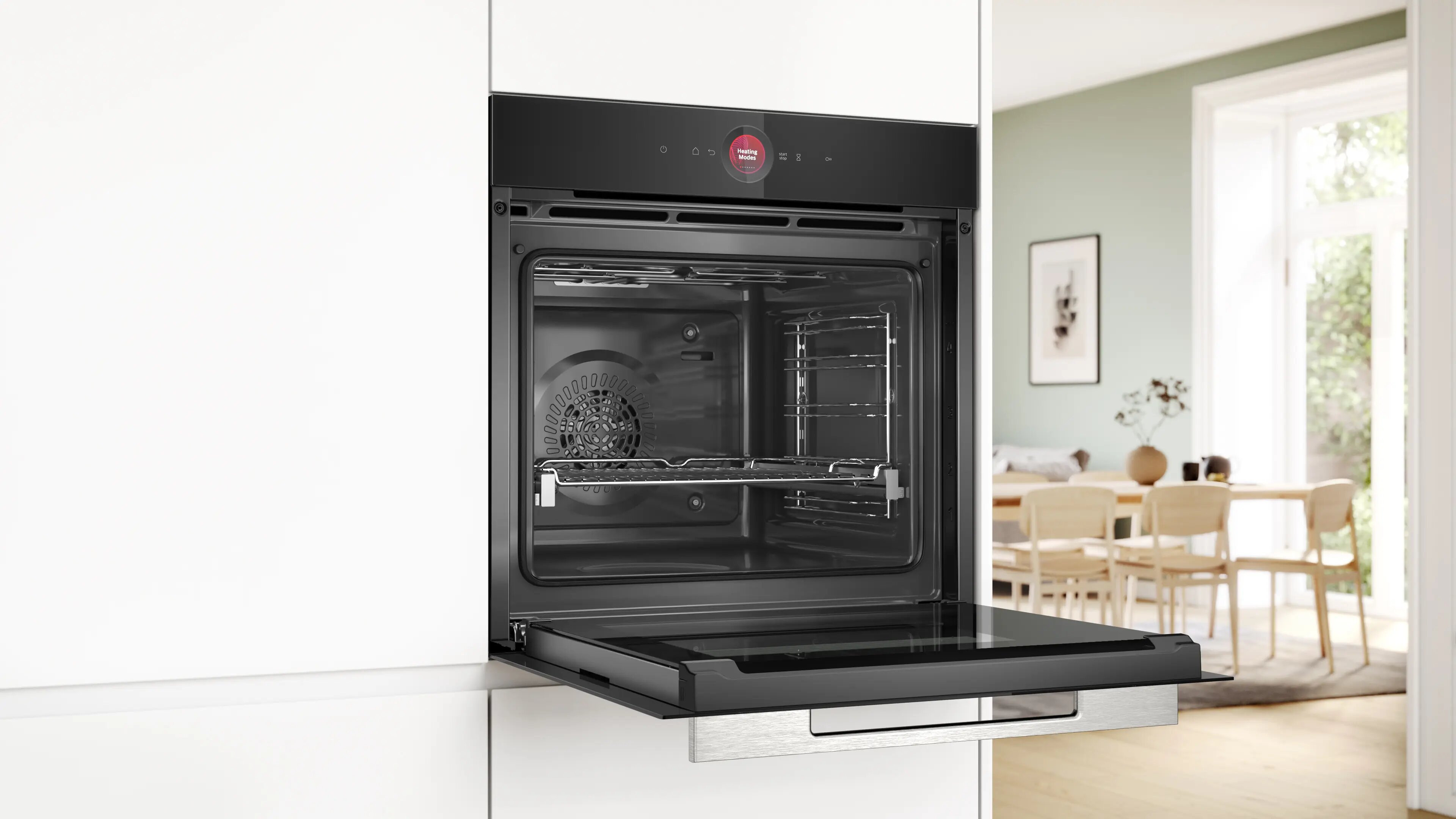 Forno Multifunções Bosch Serie 8 HBG724AB1 Hidrolítico, Ecrã tátil TFT e de 71 Litros - Preto Preto-4