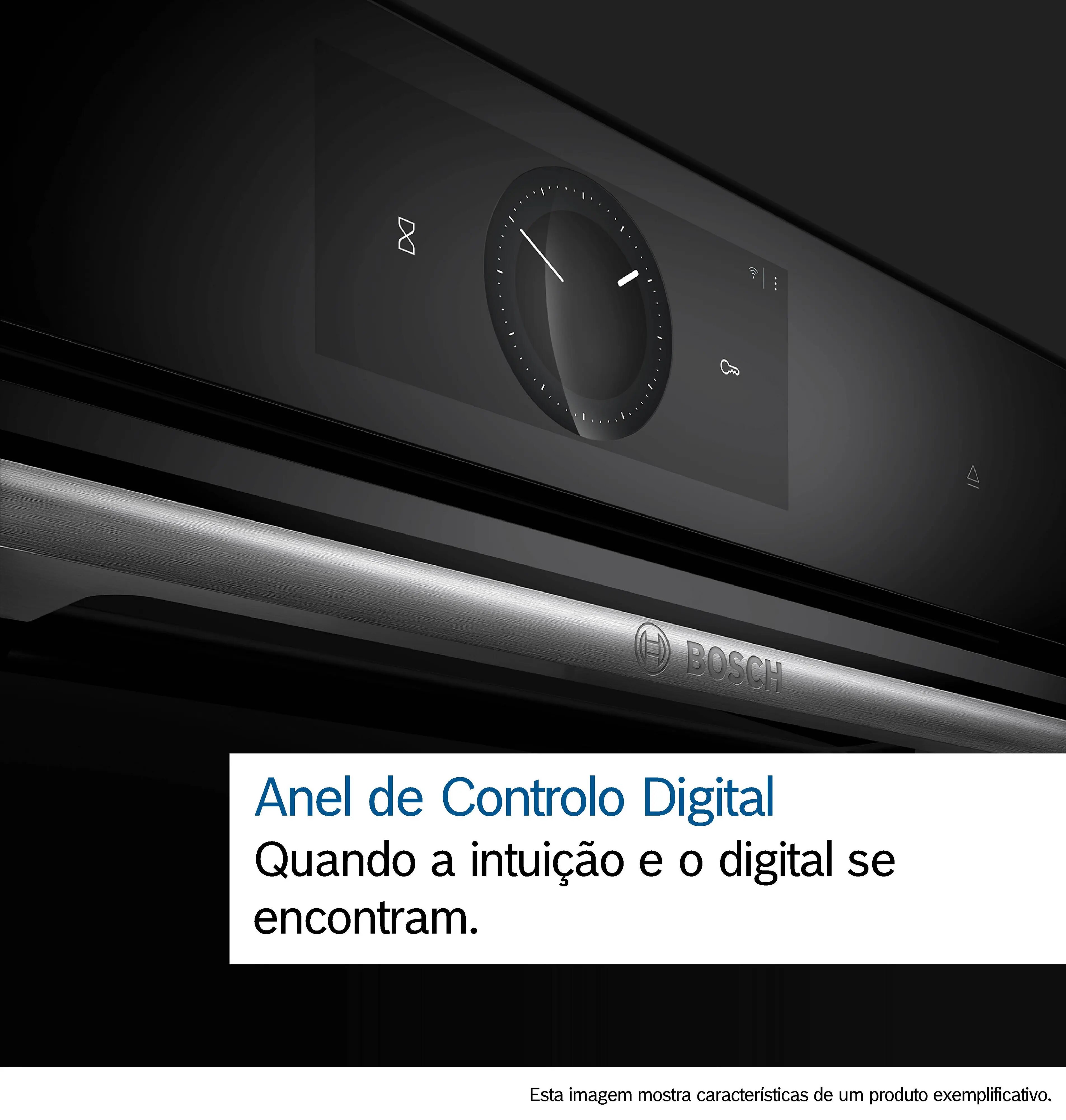 Forno Multifunções Bosch Serie 8 HBG724AB1 Hidrolítico, Ecrã tátil TFT e de 71 Litros - Preto Preto-5