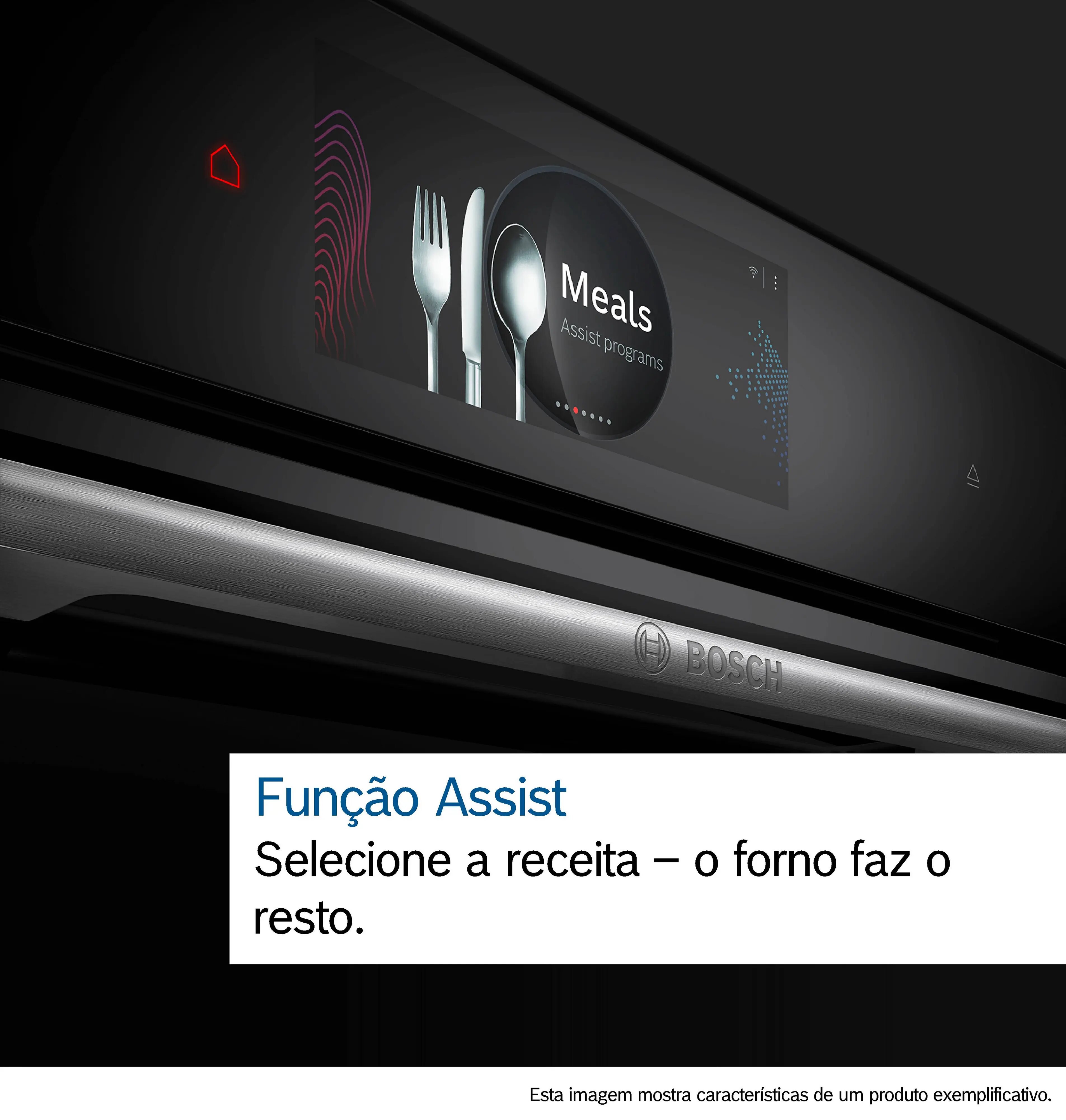 Forno Multifunções Bosch Serie 8 HBG724AB1 Hidrolítico, Ecrã tátil TFT e de 71 Litros - Preto Preto-9