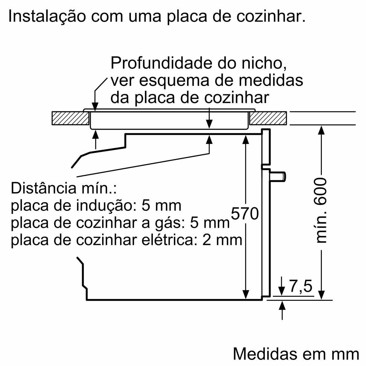 Forno Multifunções Bosch Serie 2 HBA510BR4 Ar Quente 3D, 71 Litros - Inox Aço inoxidável-9