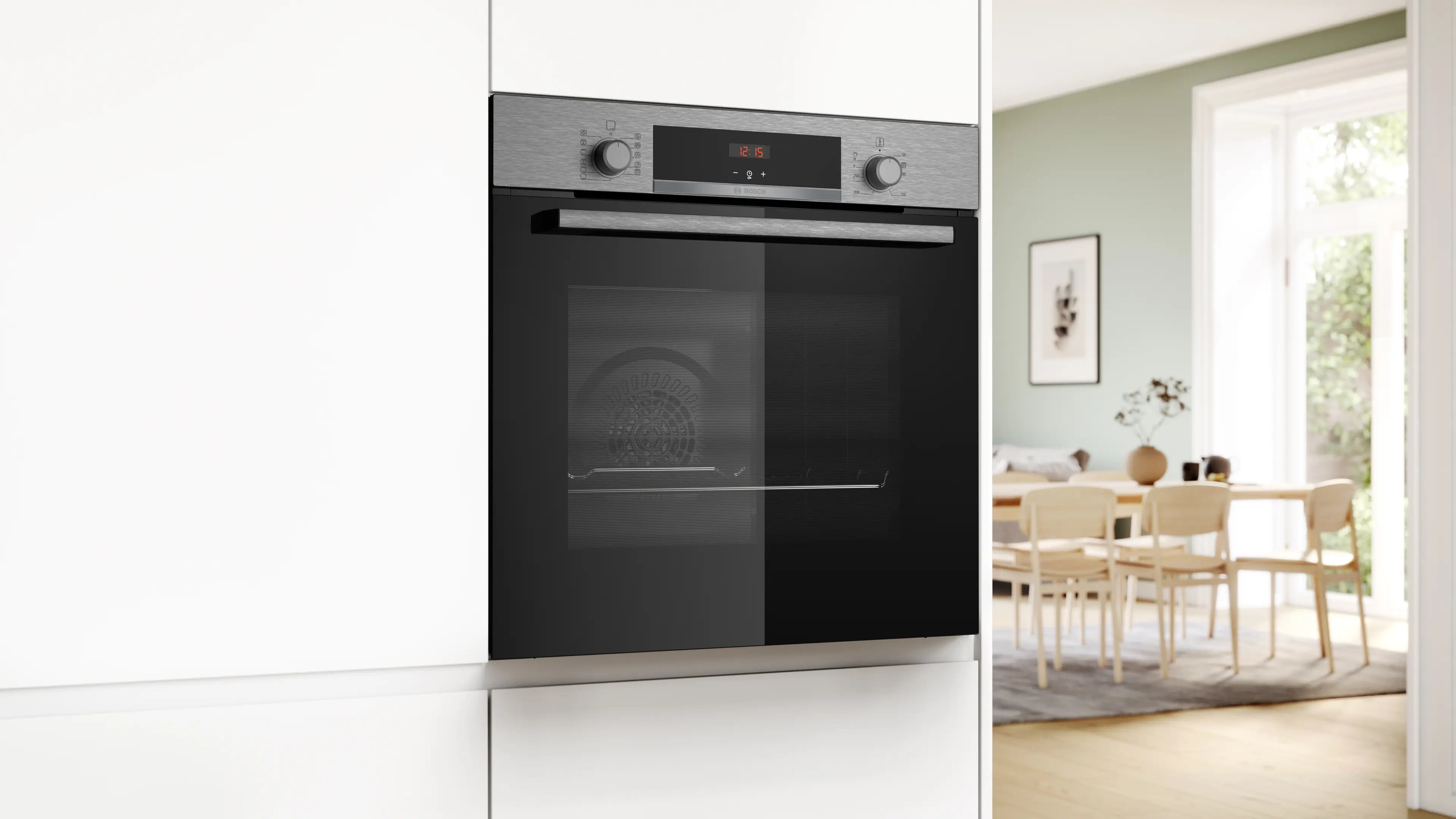 Forno Multifunções Bosch Serie 2 HBA514ES4 Hidrolitico, Função Air fry de 71 Litros - Inox Aço inoxidável-6