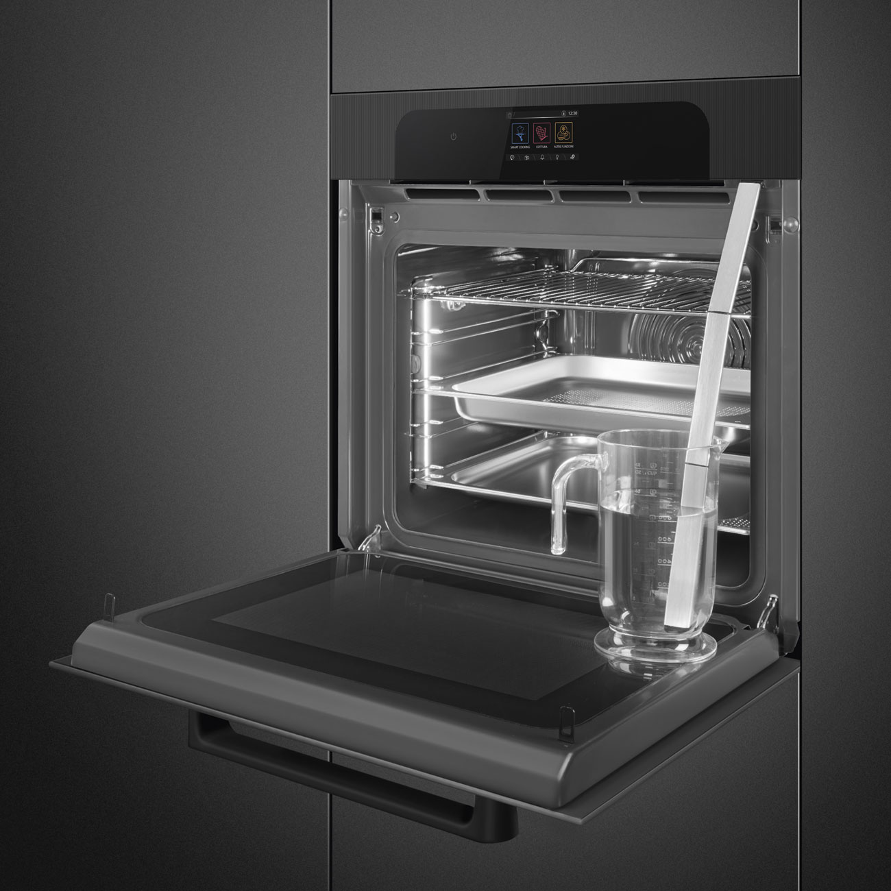 Forno Omnichef Smeg SO6204APB Musa VaporClean 60 cm - Preto Preto-3