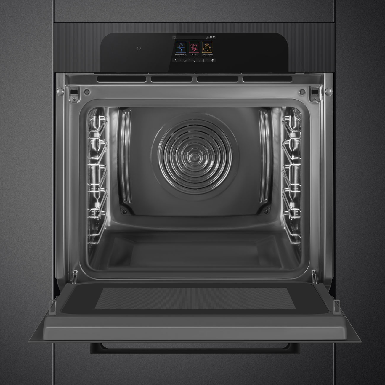 Forno Omnichef Smeg SO6204APB Musa VaporClean 60 cm - Preto Preto-5