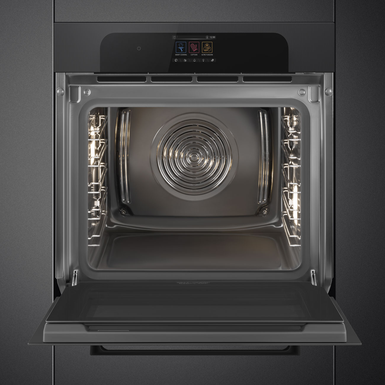 Forno Steam Smeg SO6204S4PB 100 Pro, Musa 60 cm - Preto Preto-5