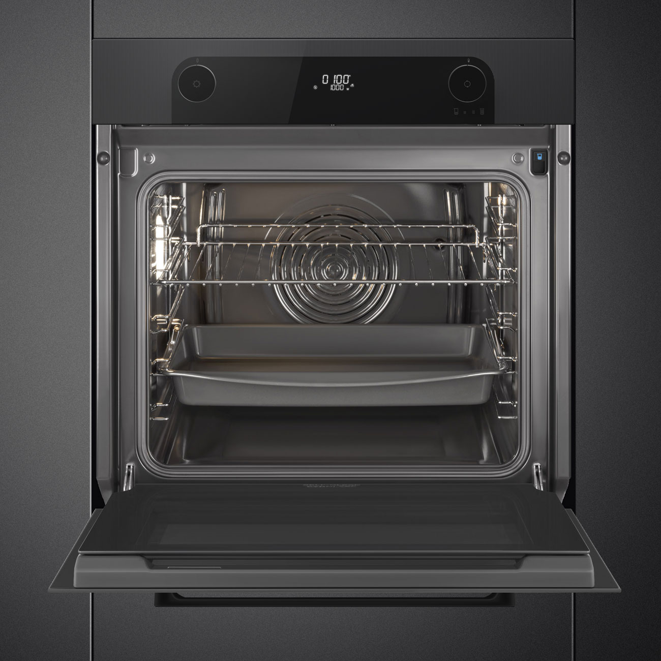 Forno SteamOne Smeg SO6201S2B Musa de 60 cm - Preto Preto-6