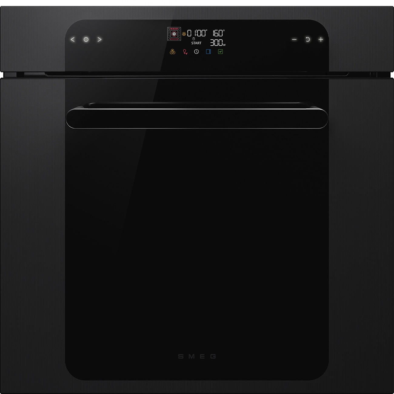 Forno Piro Steam Galileo Smeg SOP6202S2PB Musa Combinado com Vaporeira - Preto Preto-1