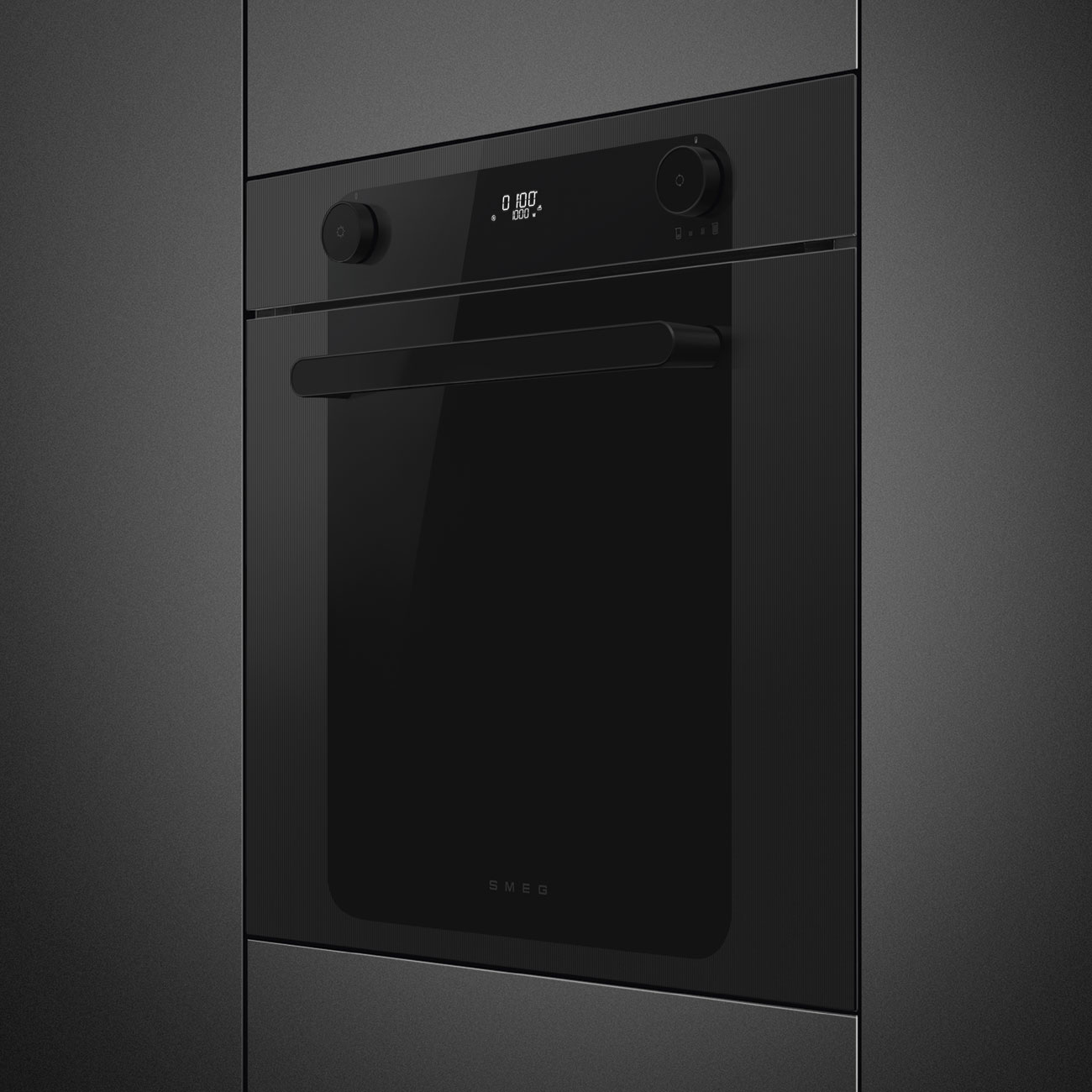 Forno Piro Steam Galileo Smeg SOP6201S2B Musa Combinado com Vaporeira - Preto Preto-2