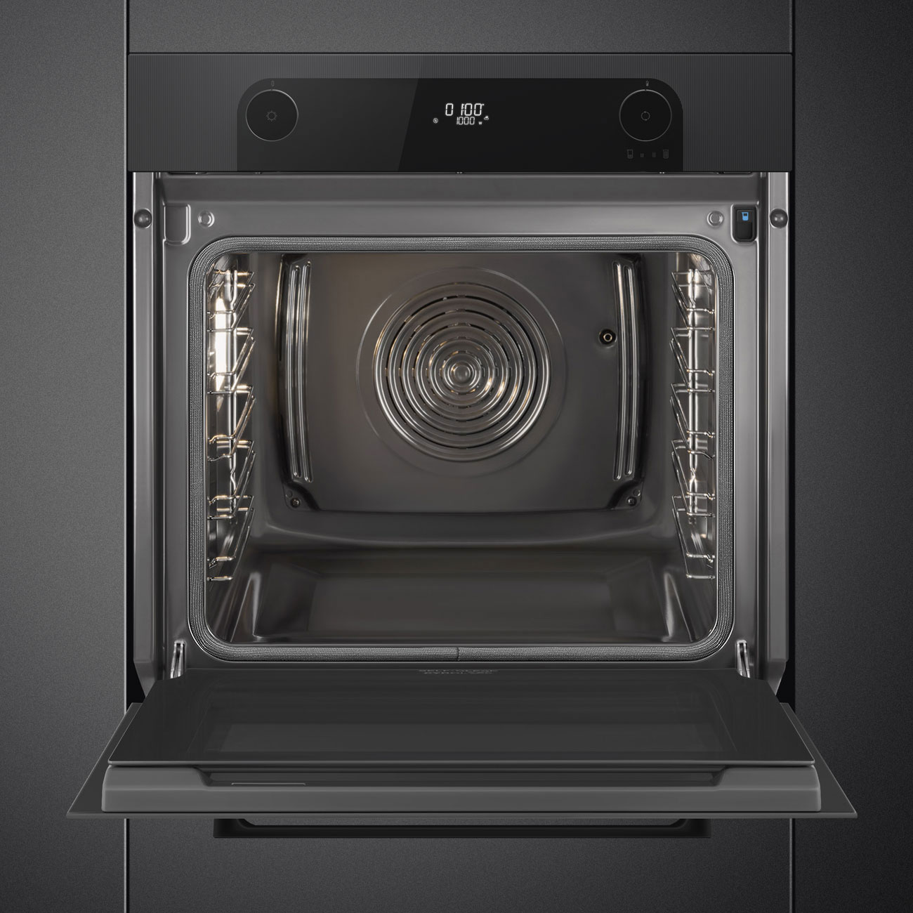 Forno Piro Steam Galileo Smeg SOP6201S2B Musa Combinado com Vaporeira - Preto Preto-5
