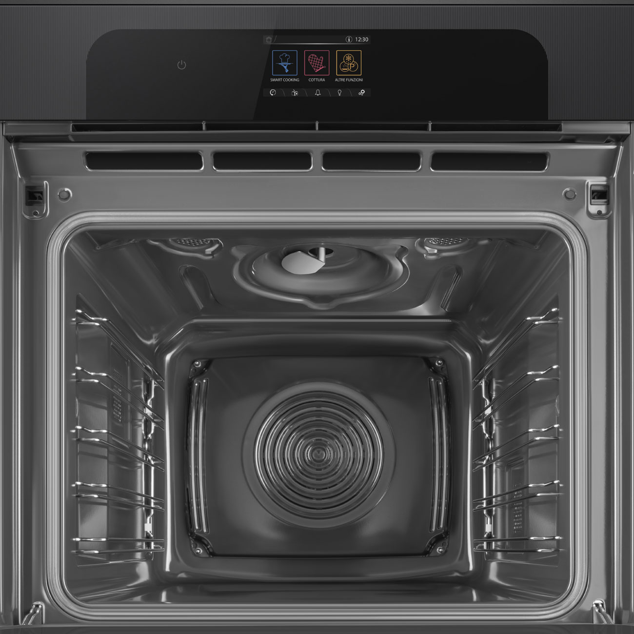 Forno SpeedwaveXL Smeg SO6204M2PB Musa de 60 cm - Preto Preto-8