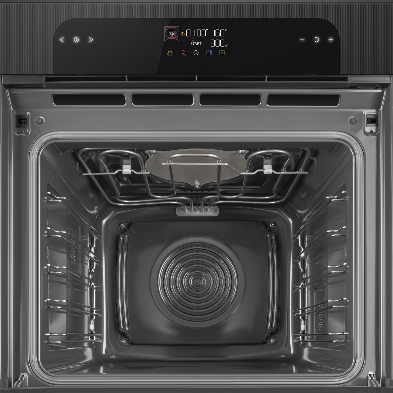 Forno SpeedwaveXL Smeg SO6202M2B Musa de 60 cm - Preto Preto-7