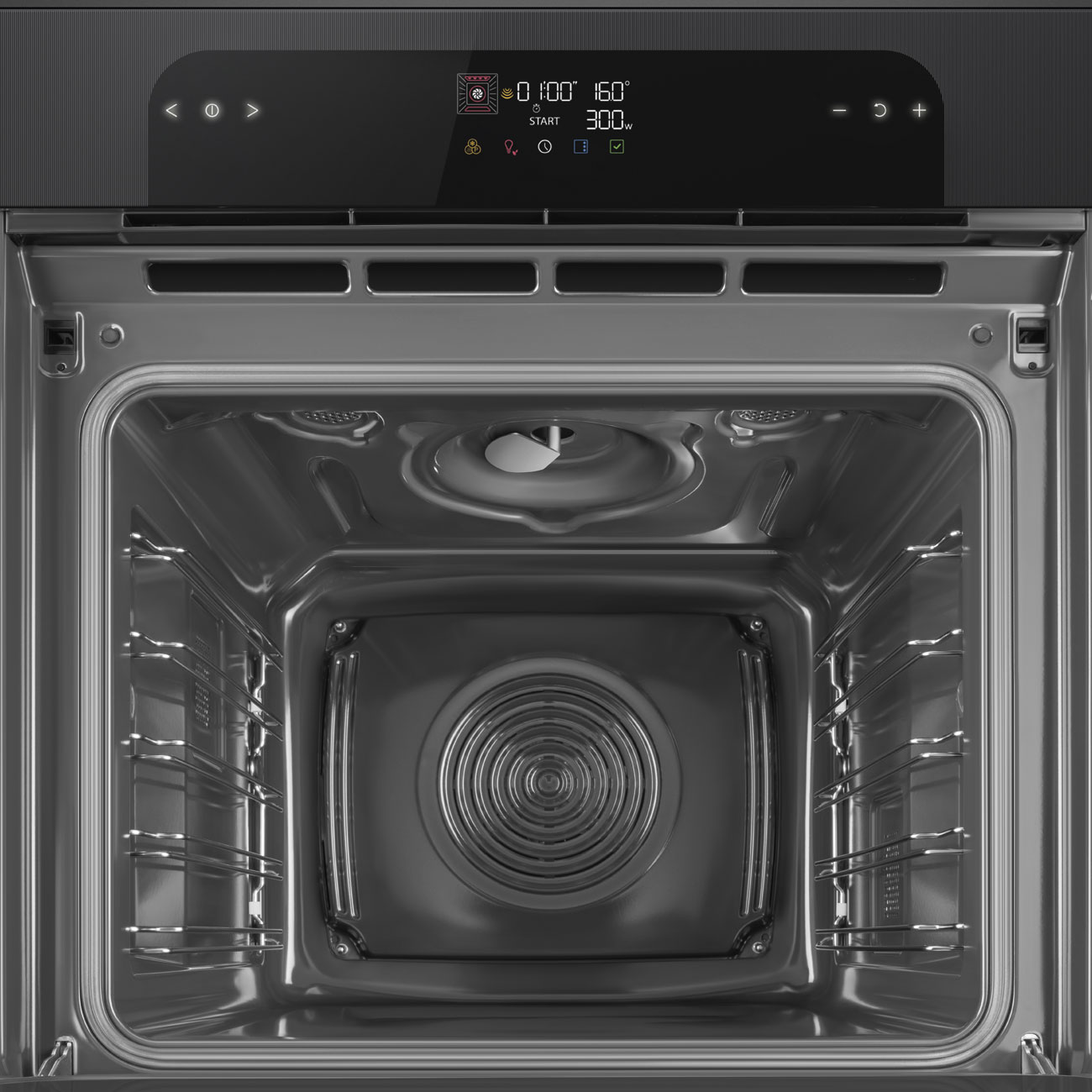 Forno SpeedwaveXL Smeg SO6202M2B Musa de 60 cm - Preto Preto-8