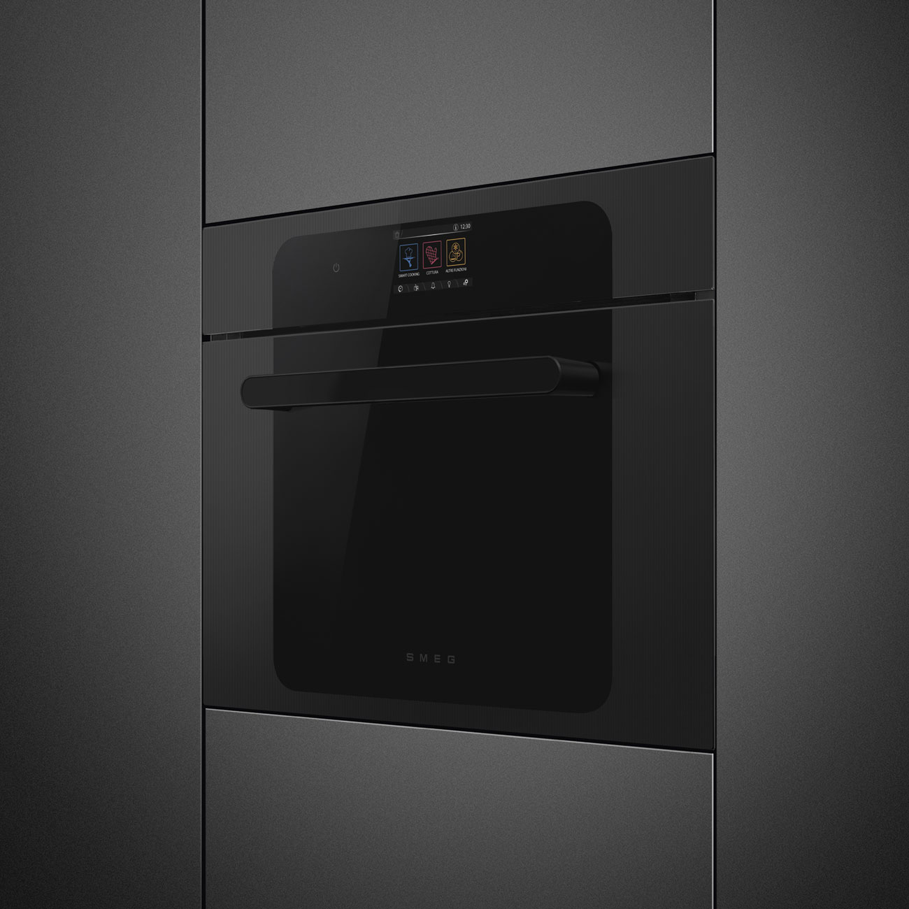 Forno Speedwave Smeg SO4204M2PBI Musa de 60x45 cm - Preto Preto-2