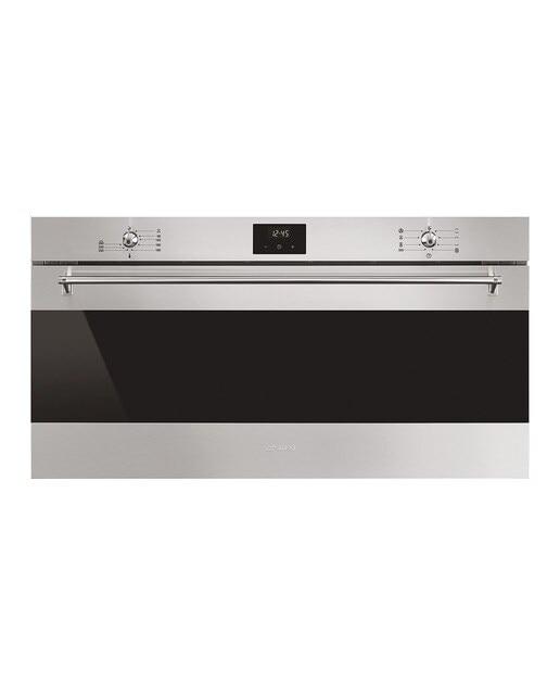 Forno Termoventilado Smeg Classica SFR9300X VaporClean de 85 Litros - Aço Inox Aço inoxidável-1