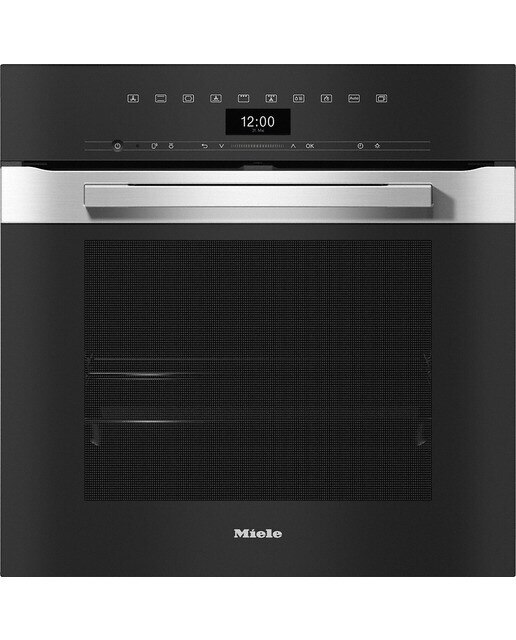Forno Multifunções Miele H 7464 BP Pirólise e PyroFit com Display DirectSensor Wi-Fi Miele@home e de 76 Litros - Aço Inox CleanSteel Aço inoxidável-1